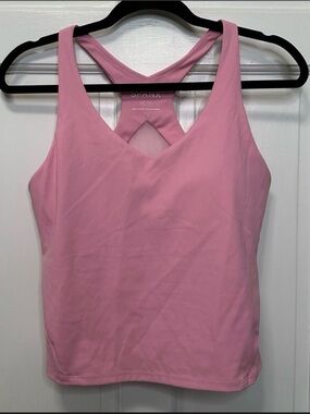 SPANX Pink Racerback Tank Top